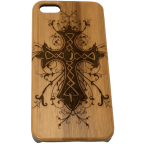 Celtic Cross iPhone 6 Case Eco Friendly Bamboo Wood Cover