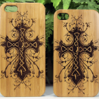 Celtic Cross iPhone 6 Case Eco Friendly Bamboo Wood Cover